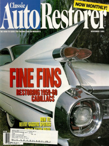 CLASSIC AUTO RESTORER 1994 NOV - 59-60 CADDY SPECIAL, 41 CHEVY PICKUP, AMCs